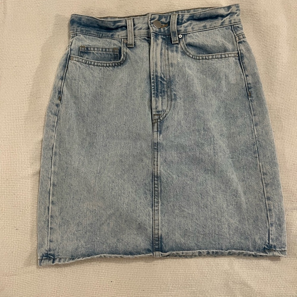 Jeans mini skirt